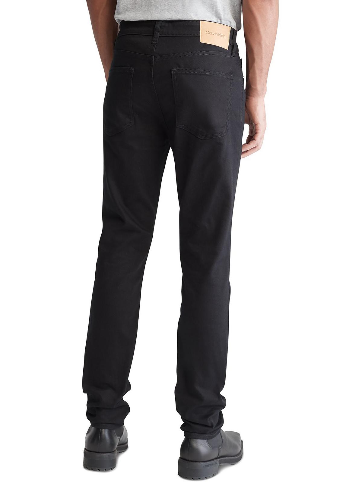 Calvin Klein Mens Solid Denim Skinny Jeans